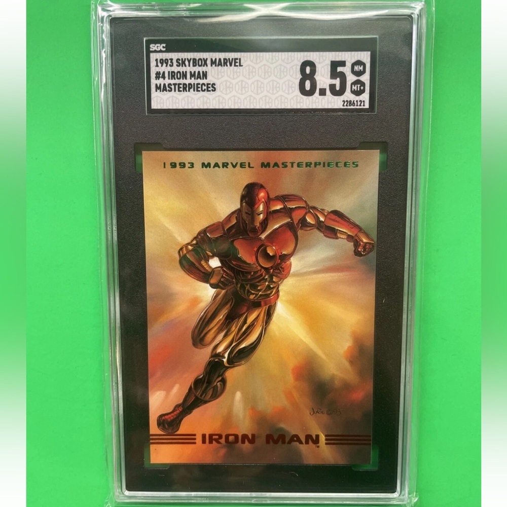 1993 Marvel Masterpieces Iron Man Mint Marvel Comics Skybox SGC 8.5
